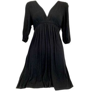 Zara Basics Little Black Cotton Dress - Size Small